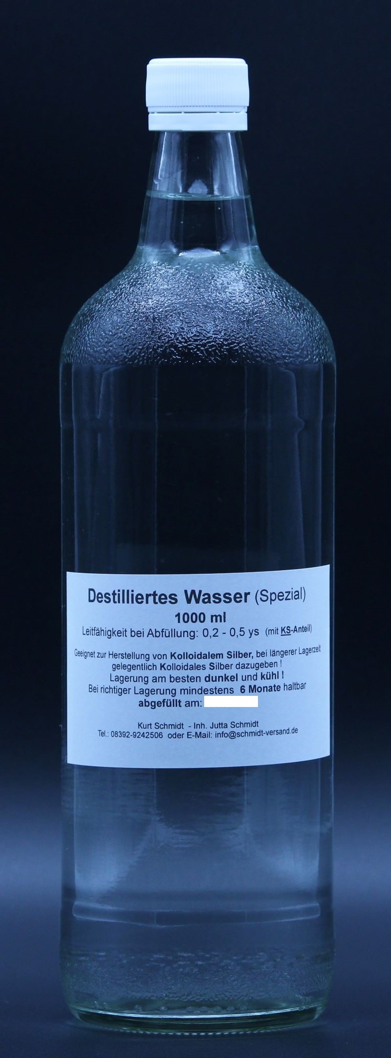 Destilliertes Wasser